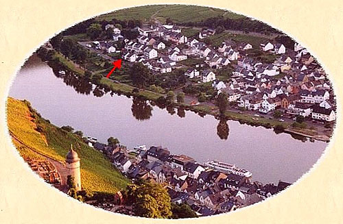 Blick auf unser Haus